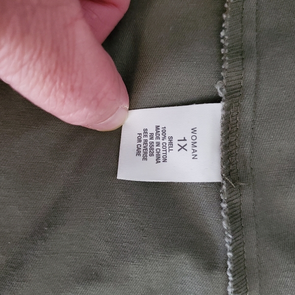 Roz&Ali military style jacket 1X - Picture 5 of 6